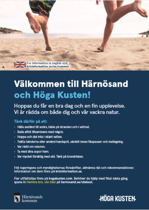 Härnösands kommun: Allmänna råd på badplatser
