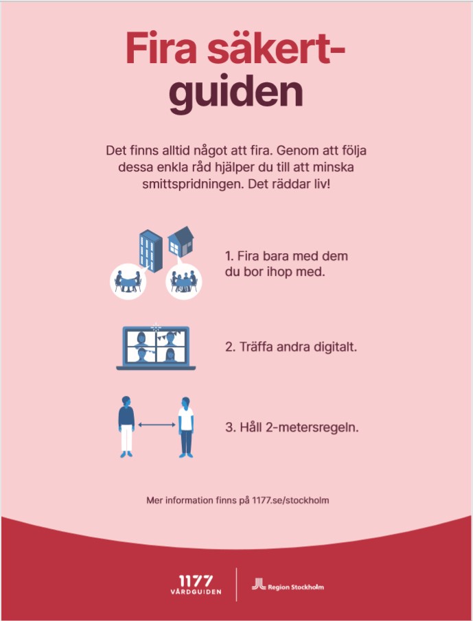 1177 Vårdguiden: Fira säkert