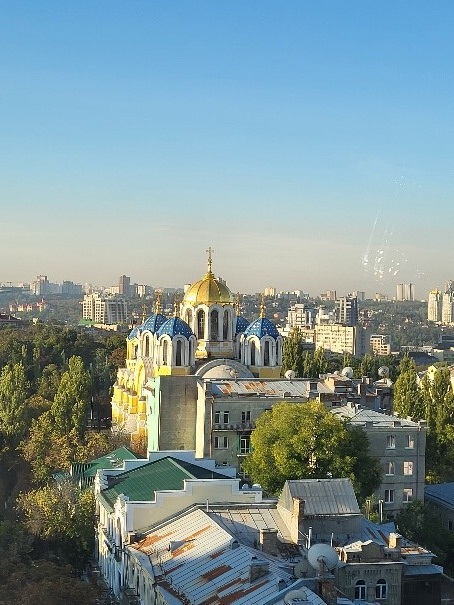 View of beautiful Kyiv.